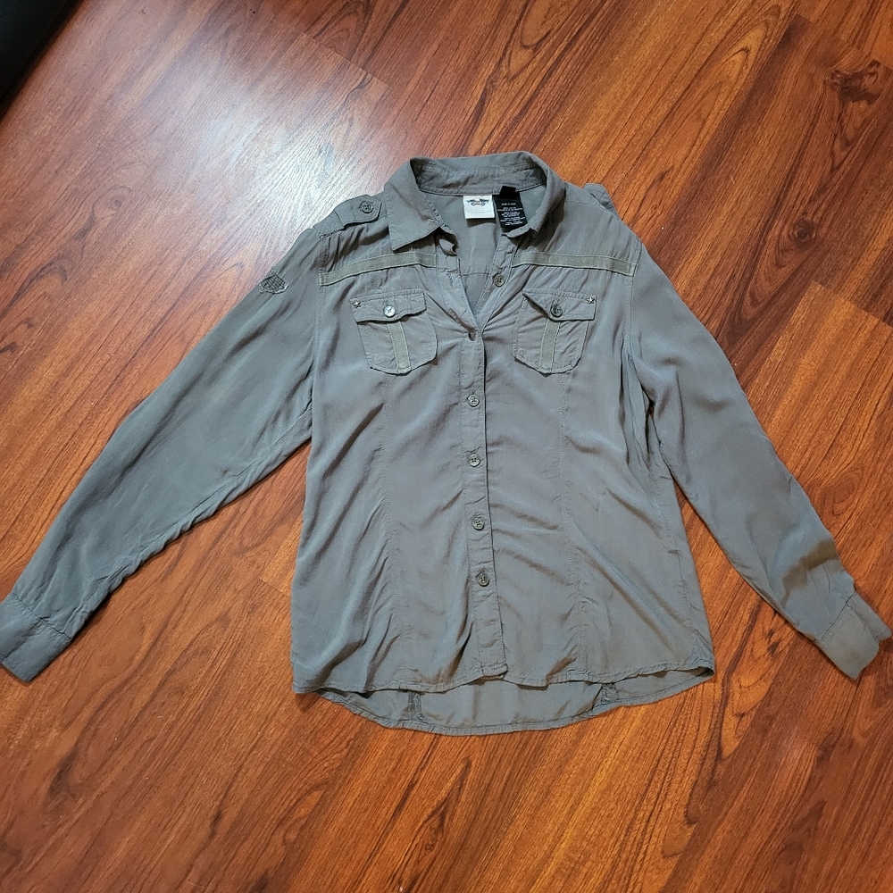 Harley Davidson button up shirt
